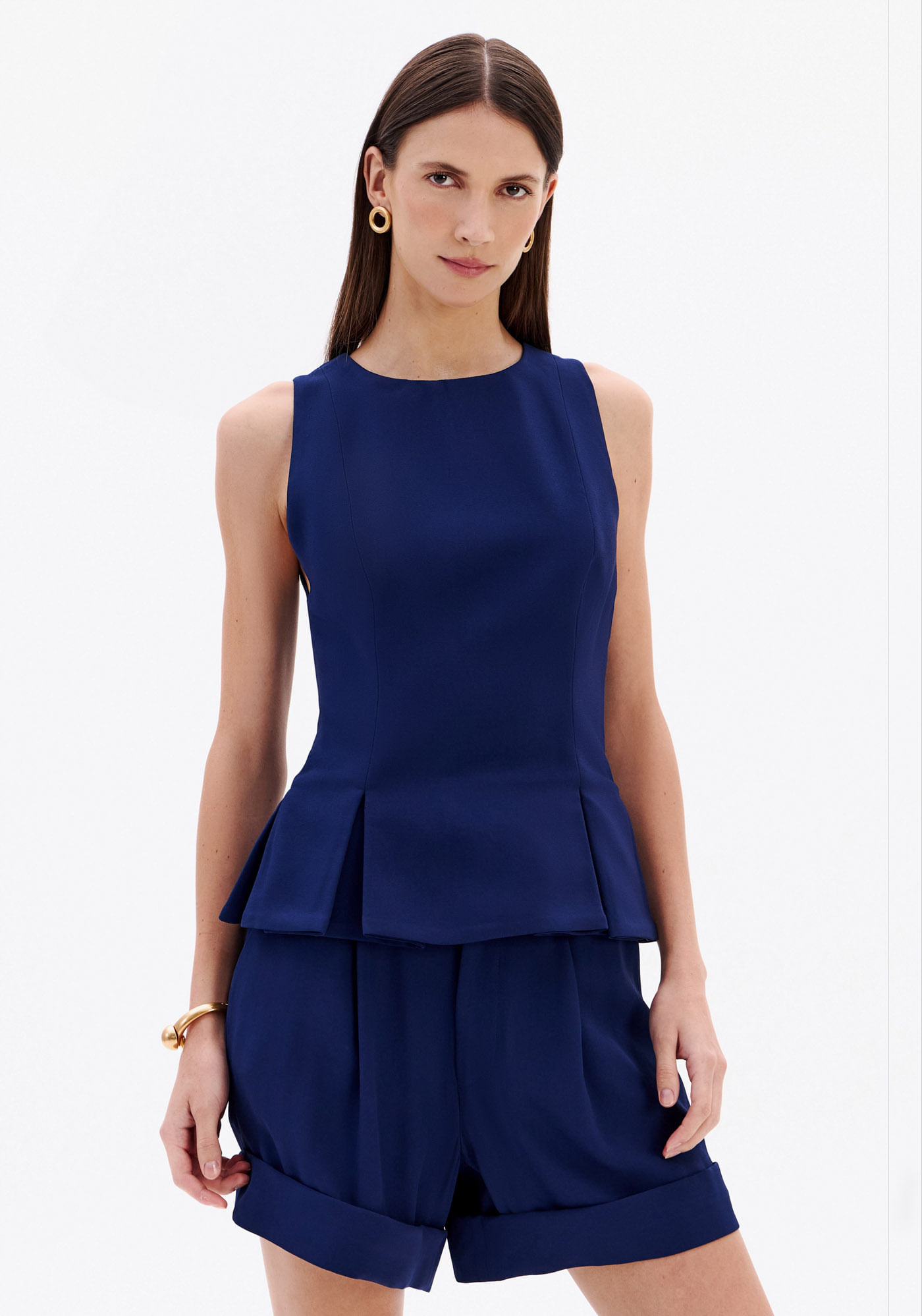 Blusa Corset Sem Manga
