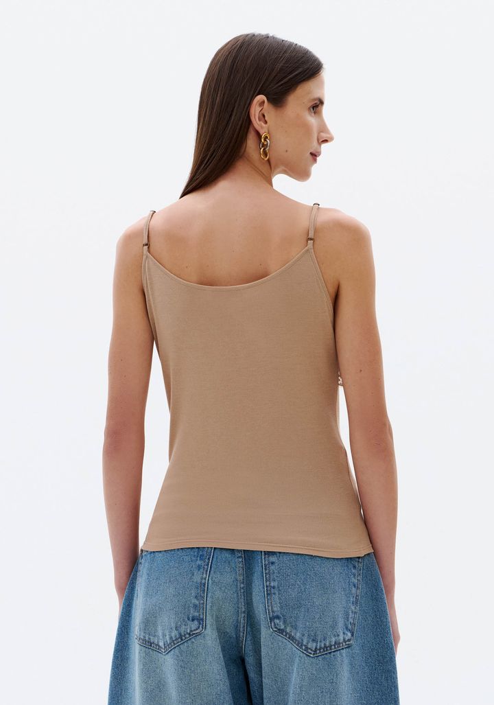 Blusa Sleep De Alça Com Renda 502BL010210