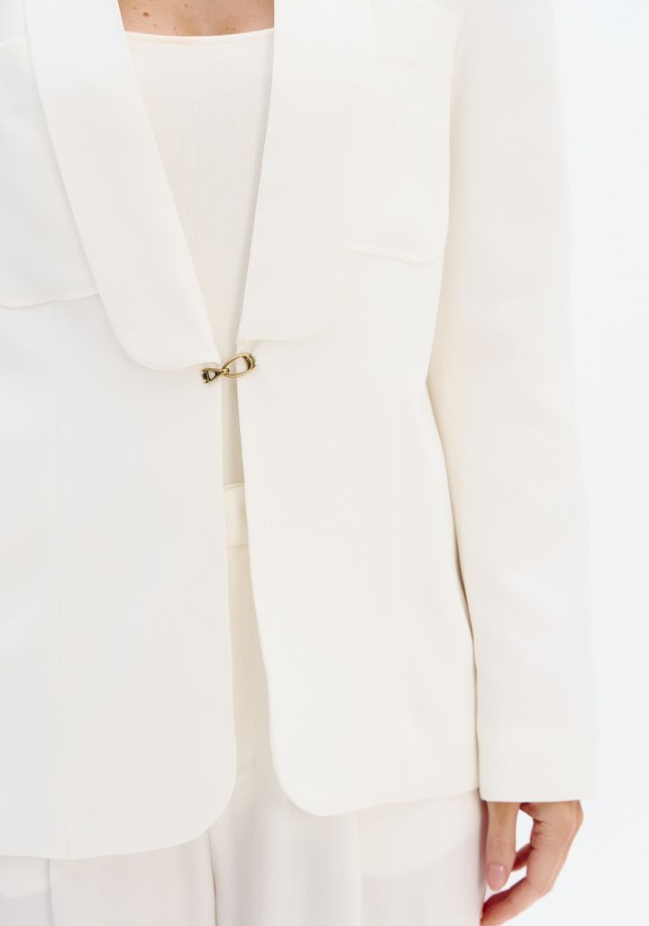 Blazer Regular Alongado Com Faixa 502BZ001092