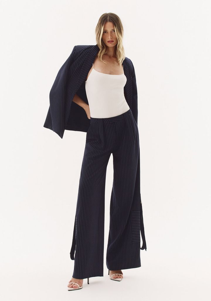 Blazer Oversized Manga Longa Com Faixa Fixa 502BZ001091