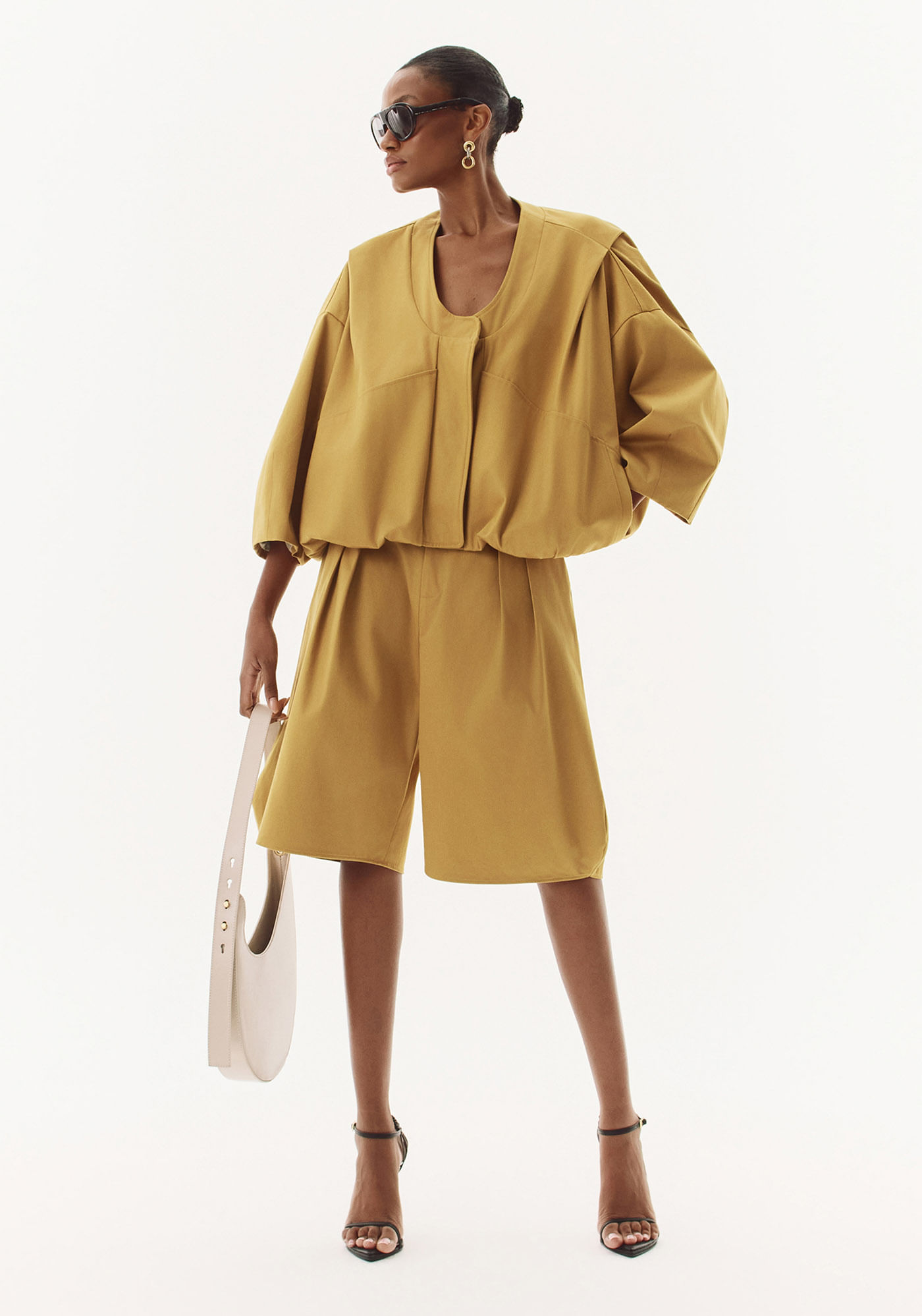 Jaqueta Oversized Balonê - Amarelo