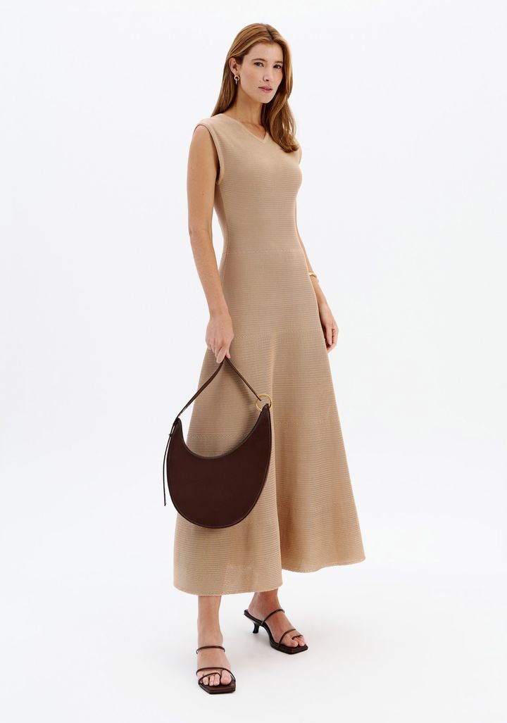 Vestido Tricô Super Midi Sem Manga 503VE000726